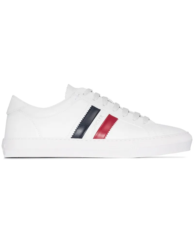 Moncler Monaco' Sneakers mit Streifen - Weiß Weiß