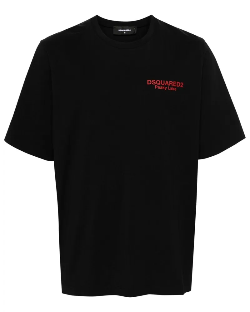 Dsquared2 T-Shirt mit Foto-Print Schwarz