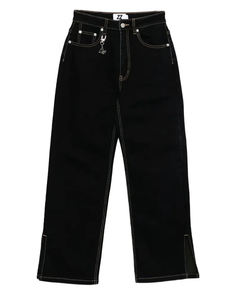 Izzue Jeans mit Logo-Kette - Blau Blau