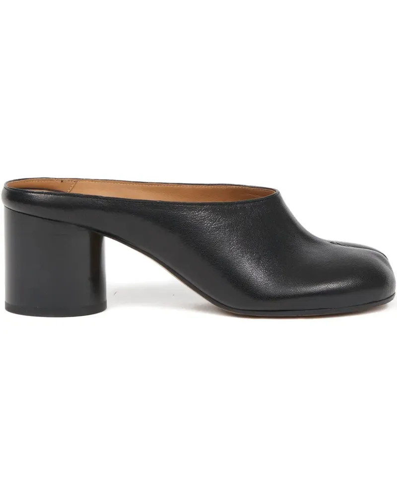 Maison Margiela Tabi Mules mit Blockabsatz - Schwarz Schwarz