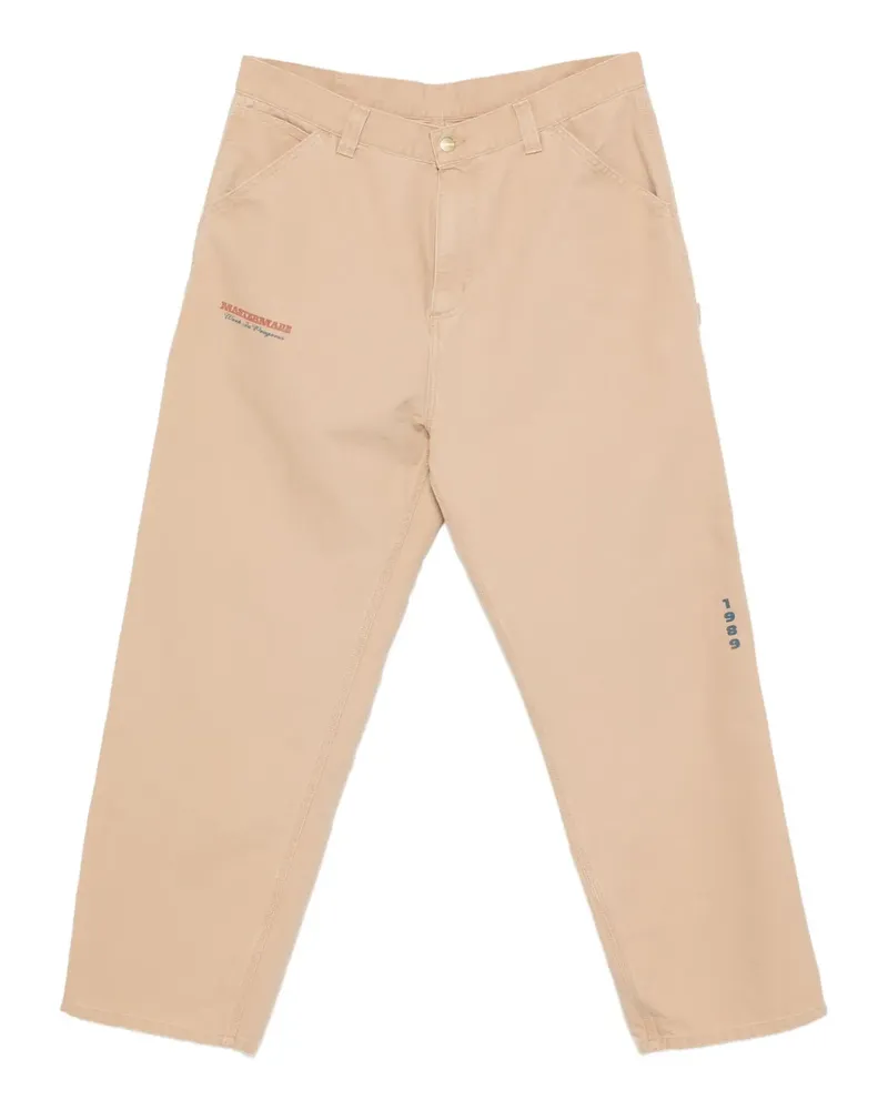 Carhartt WIP OG Single Knee Graphic Pant Hose mit Werkzeugtasche - Nude Nude