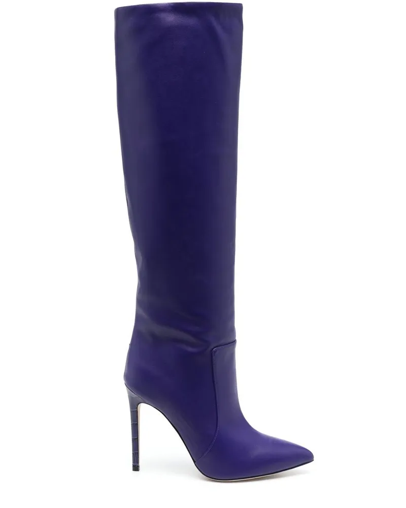 Paris Texas Kniehohe Stiefel 100mm - Violett Violett