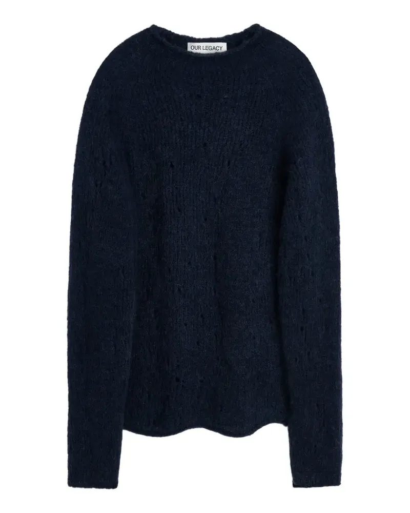 Our Legacy Rider Popover Pullover - Blau Blau