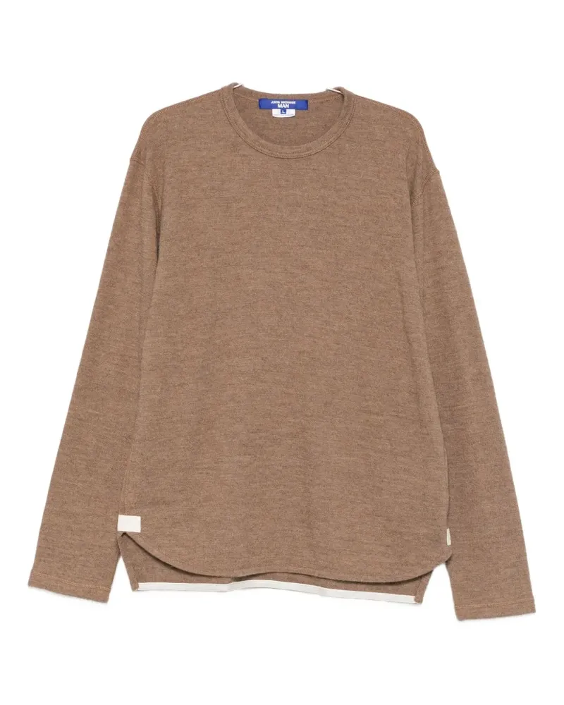Junya Watanabe round-neck T-shirt - Nude Nude