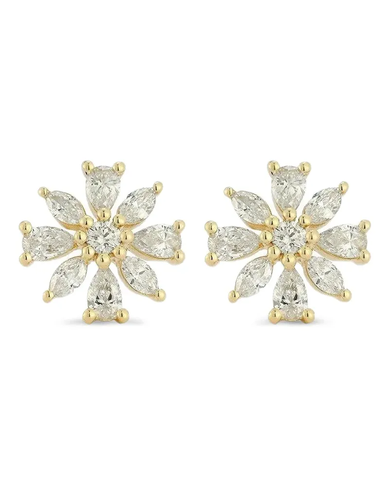 Dana Rebecca Designs 14kt Alexa Jordyn Gelbgoldohrstecker mit Diamant Gold