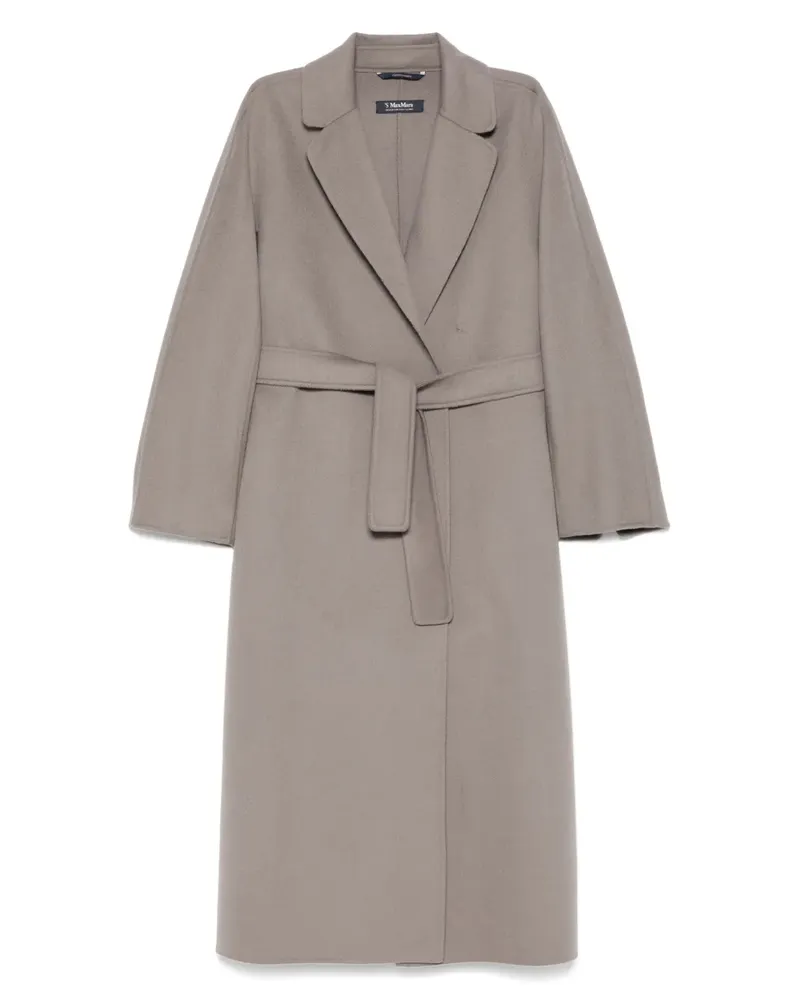 Max Mara Klassischer Mantel - Grau Grau