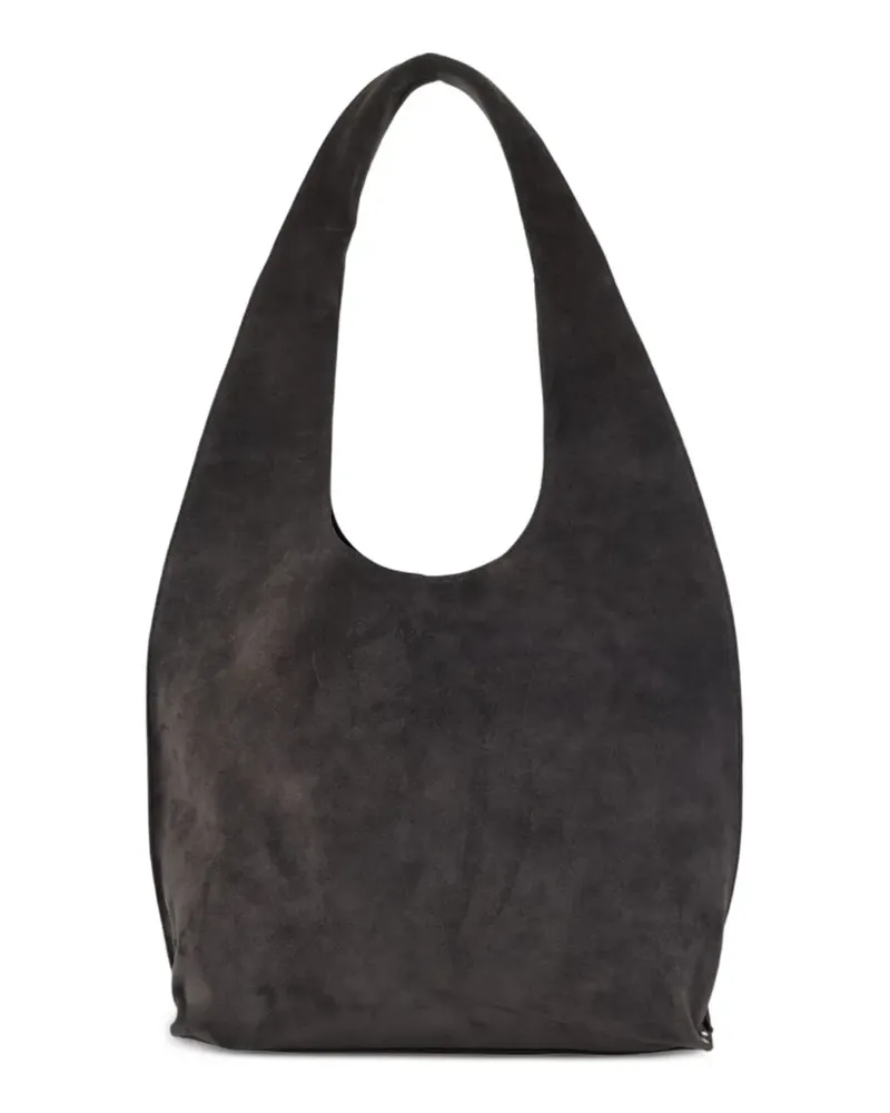 A.P.C. Le Neige Clou Schultertasche aus Wildleder - Grau Grau