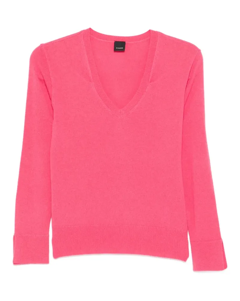 Pinko V-neck sweater - Rosa Rosa