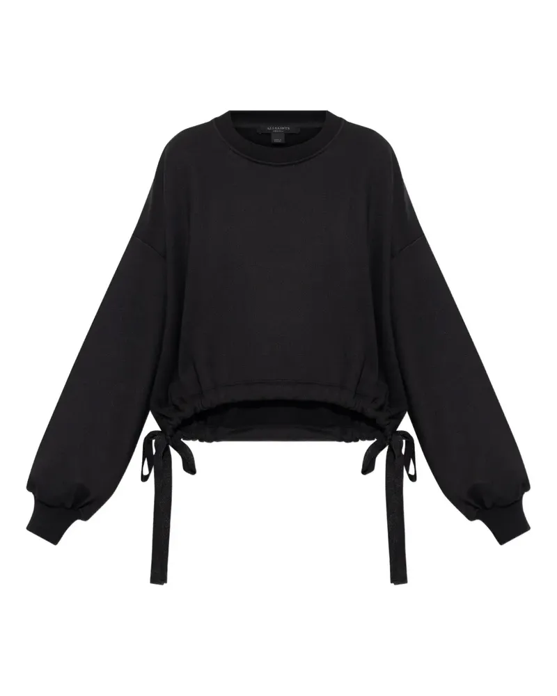AllSaints Pullover mit Schnürung - Schwarz Schwarz
