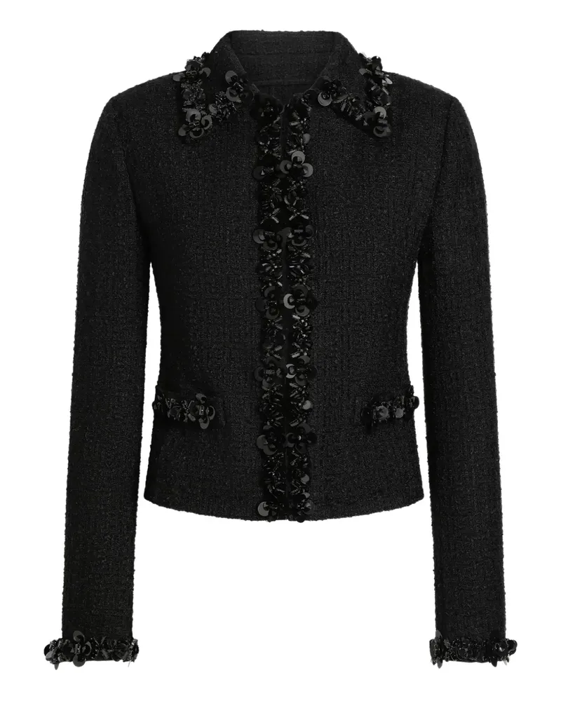 Dolce & Gabbana Jacke mit Pailletten - Schwarz Schwarz