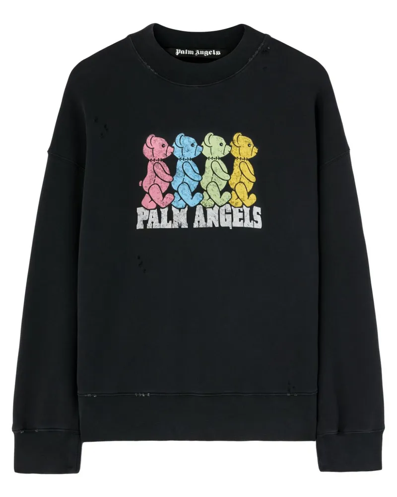 Palm Angels Crossroads Bear Sweatshirt - Schwarz Schwarz
