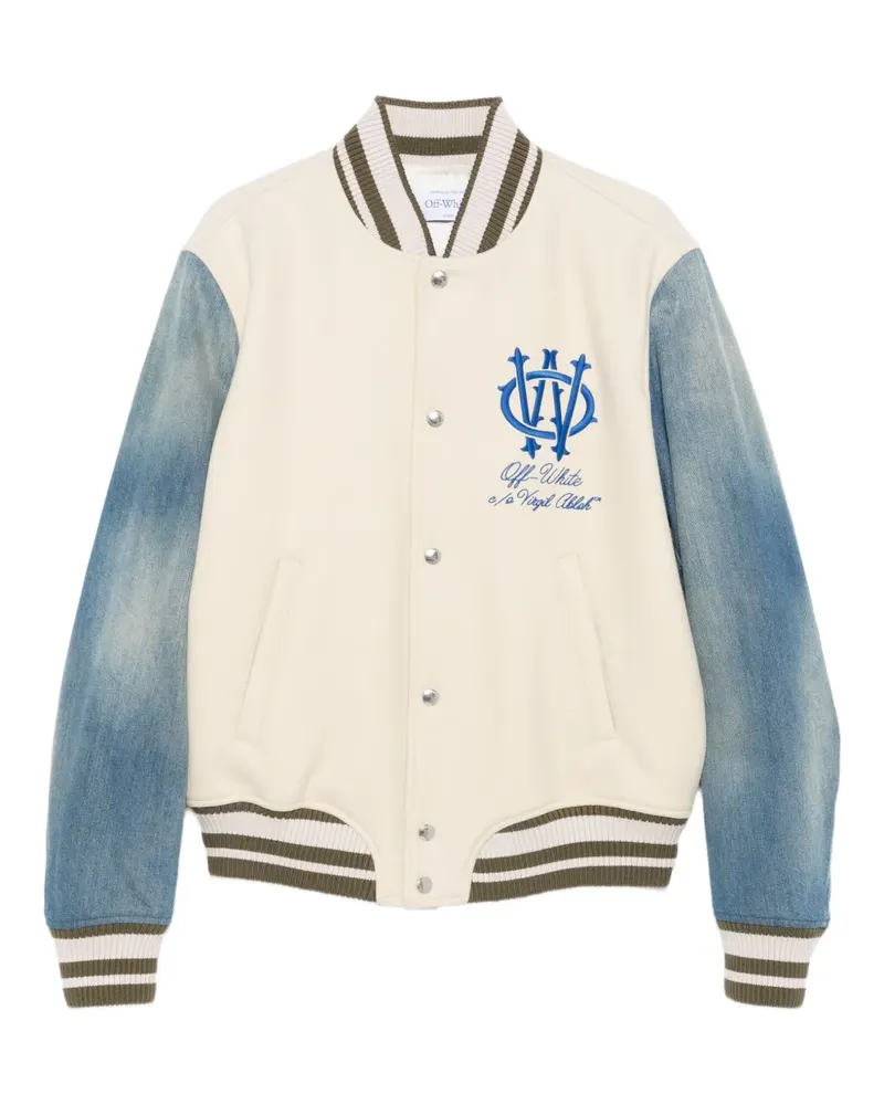 OFF-WHITE Bomberjacke mit Jeansärmeln - 1746|FROZEN DEW 1746