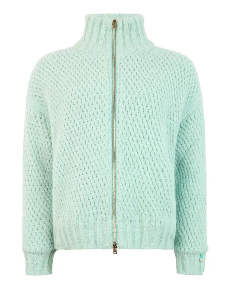 Herno Cardigan mit Reißverschluss - Grün Grün