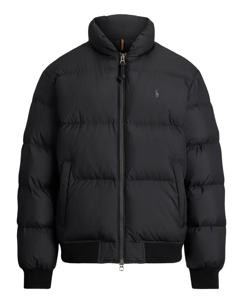 Ralph Lauren Isolierte Ripstop-Bomberjacke - Schwarz Schwarz