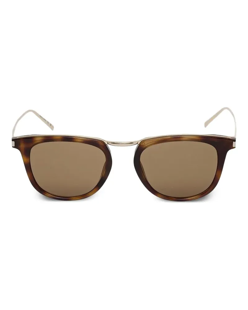 Saint Laurent Sonnenbrille in Schildpattoptik - Braun Braun