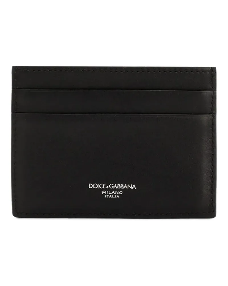 Dolce & Gabbana woven cardholder - Schwarz Schwarz