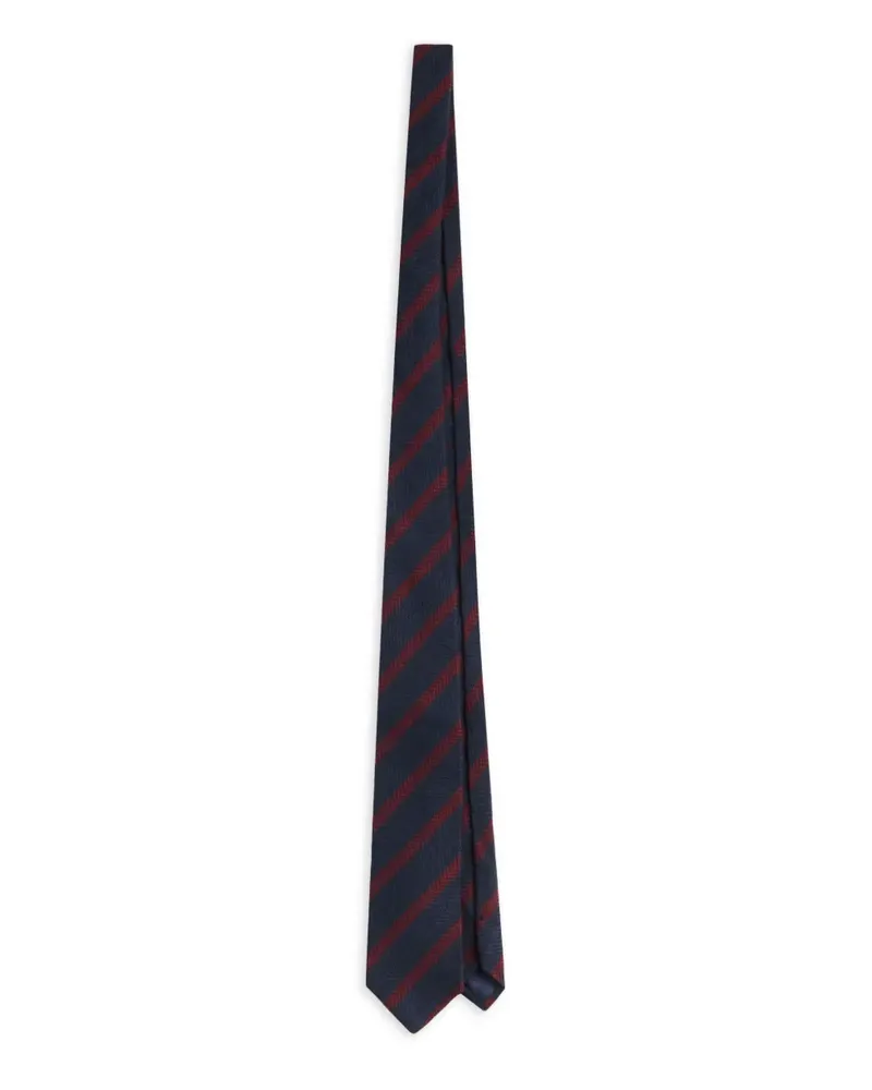 Fay jacquard wool tie - Blau Blau