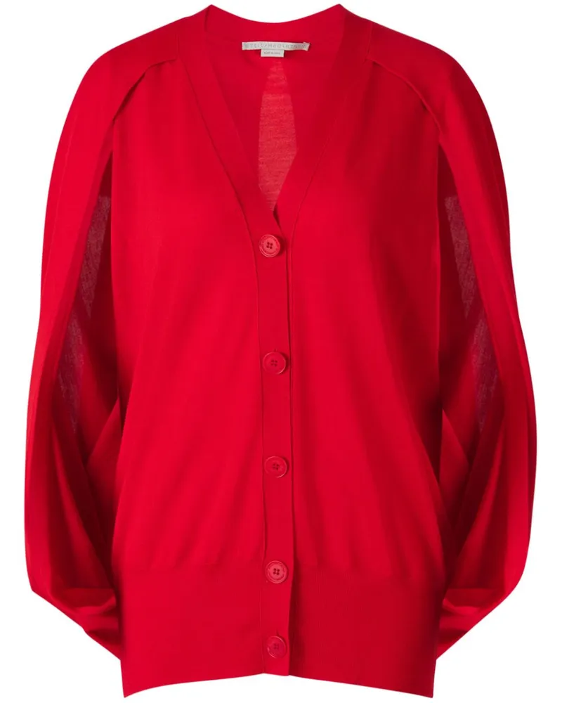 Stella McCartney Cardigan aus Wolle - Rot Rot