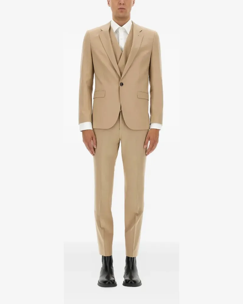 HUGO BOSS Einreihiger Anzug - Nude Nude