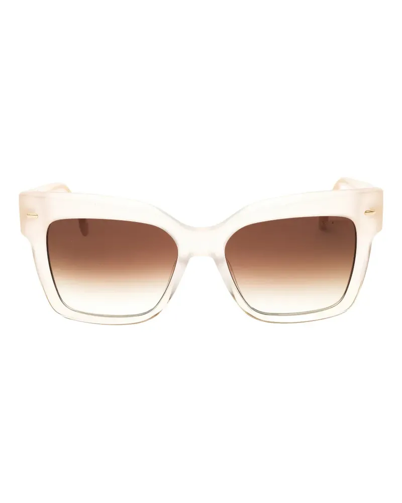 Carrera Sonnenbrille mit eckigem Gestell - Nude Nude