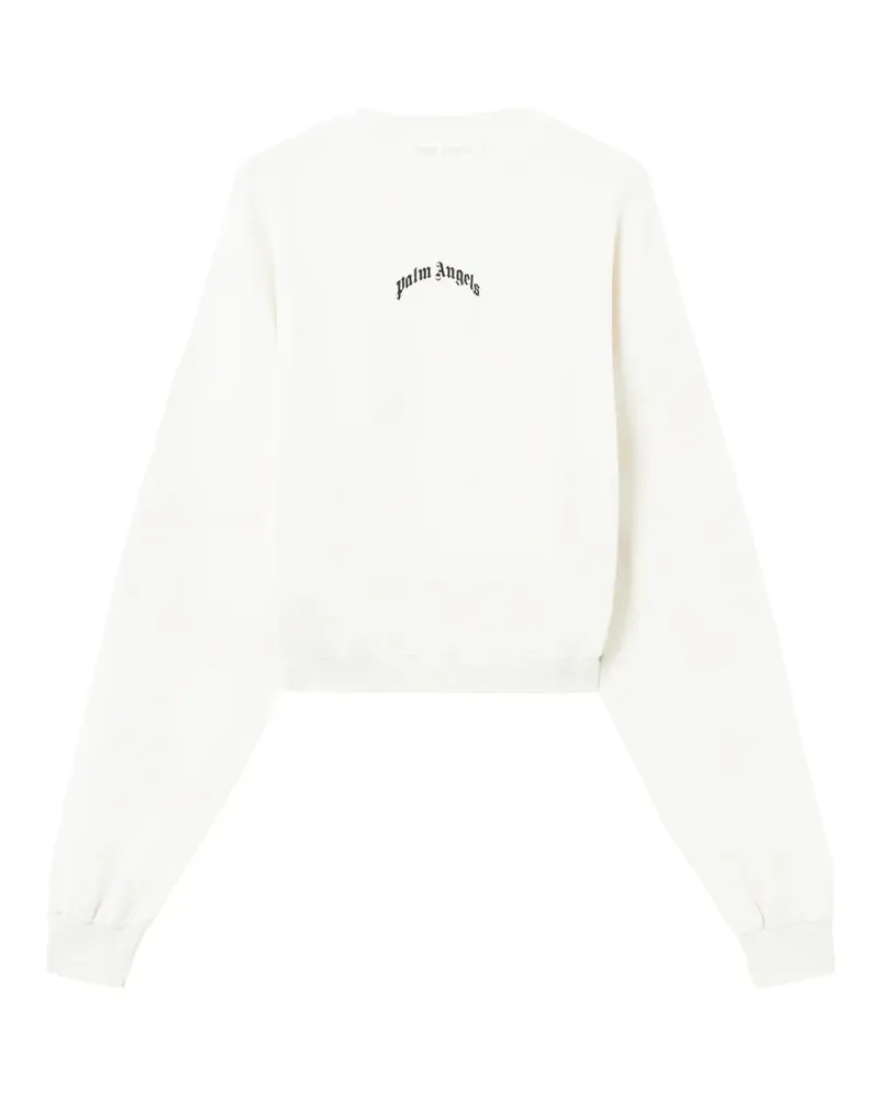 Palm Angels Sweatshirt mit Logo-Print - Nude Nude
