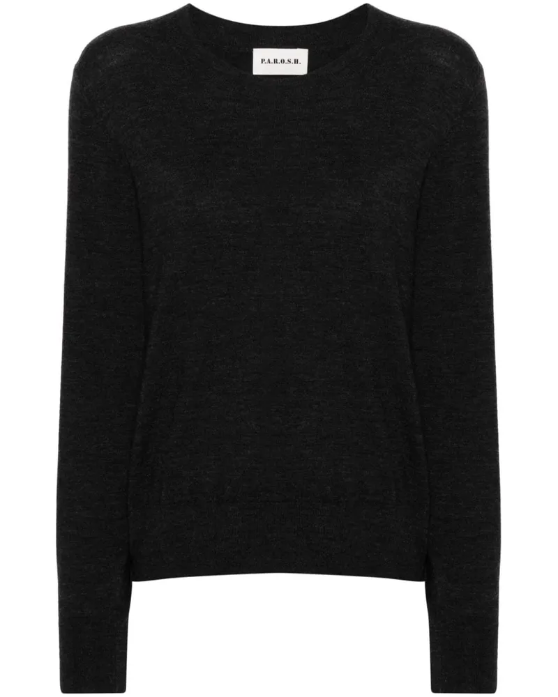 P.A.R.O.S.H. P.A.R.O H. Melierter Pullover - Grau Grau