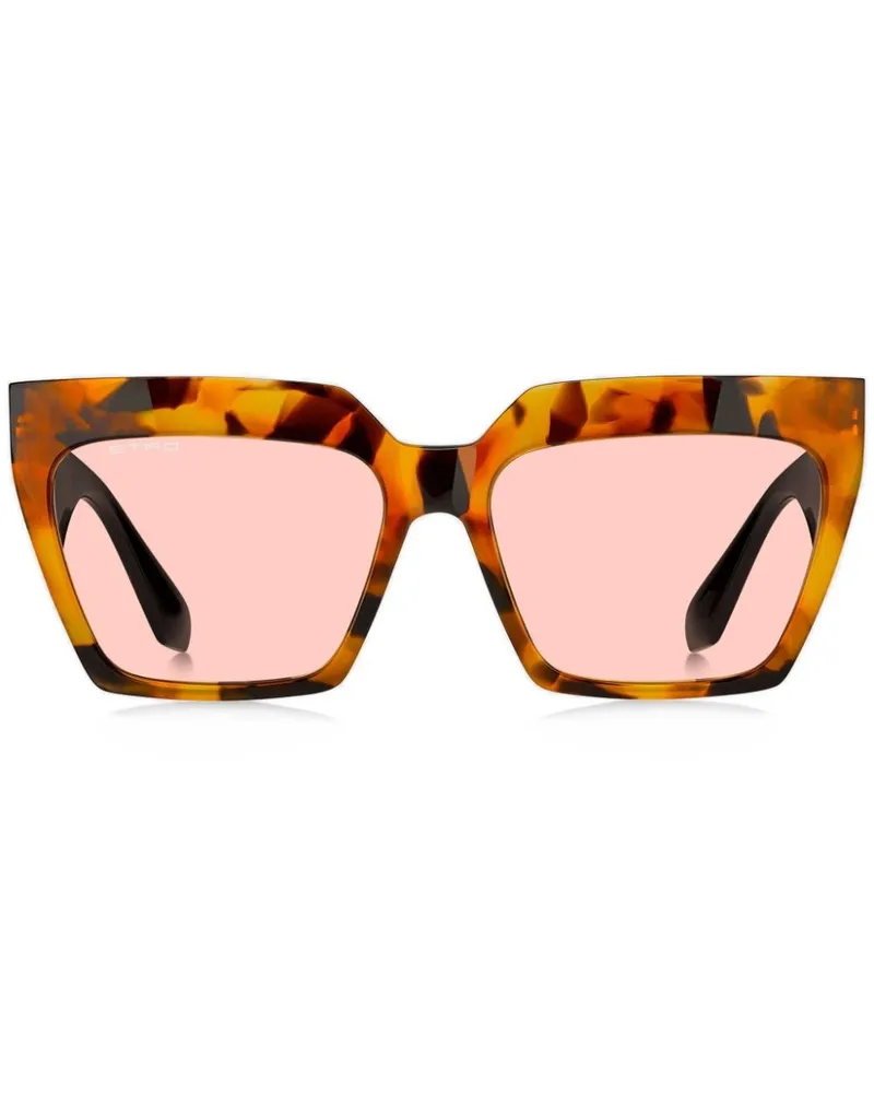 Etro Tailoring Sonnenbrille mit Cat-Eye-Gestell - Schwarz Schwarz