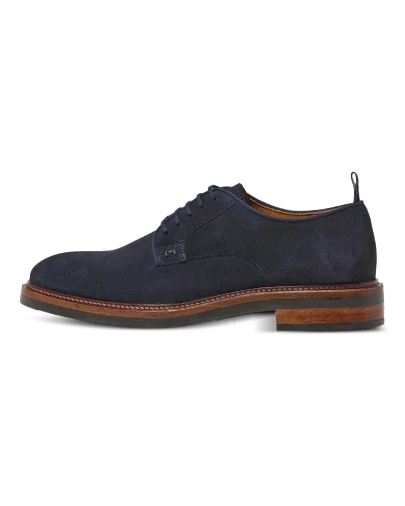 Hackett Egmont Fine Derby-Schuhe aus Wildleder - Blau Blau