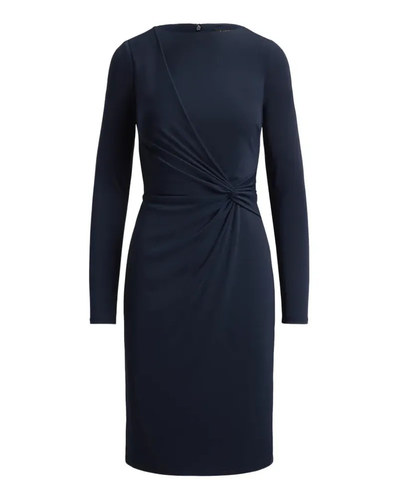 Ralph Lauren Jersey-Midikleid mit U-Boot-Ausschnitt - Blau Blau