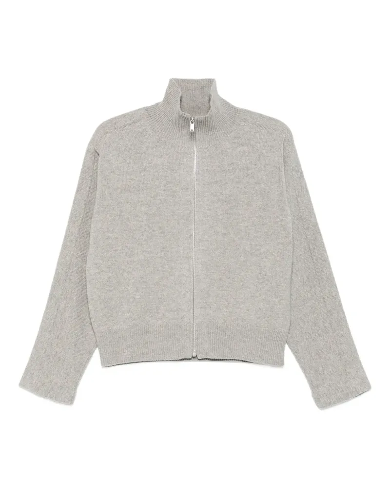 Jil Sander Cardigan mit Reißverschluss - Grau Grau
