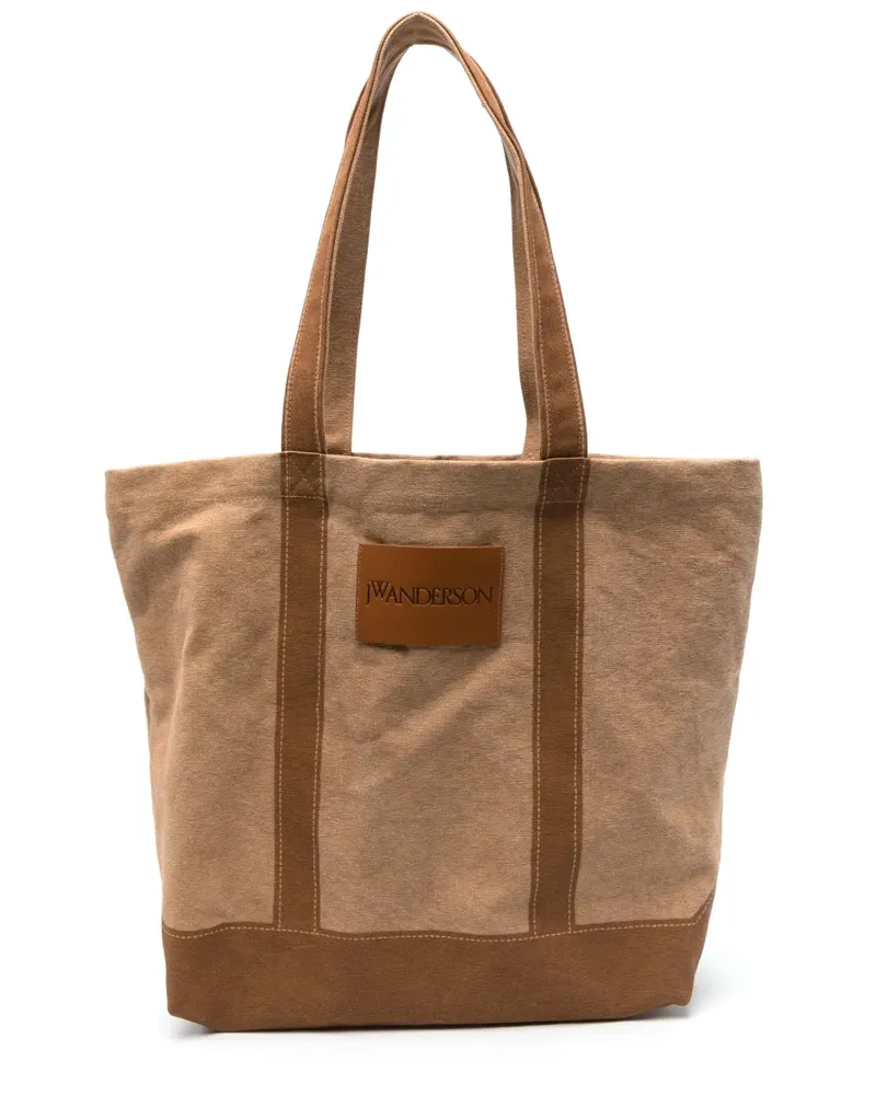 J.W.Anderson Shopper mit Logo-Applikation - Braun Braun