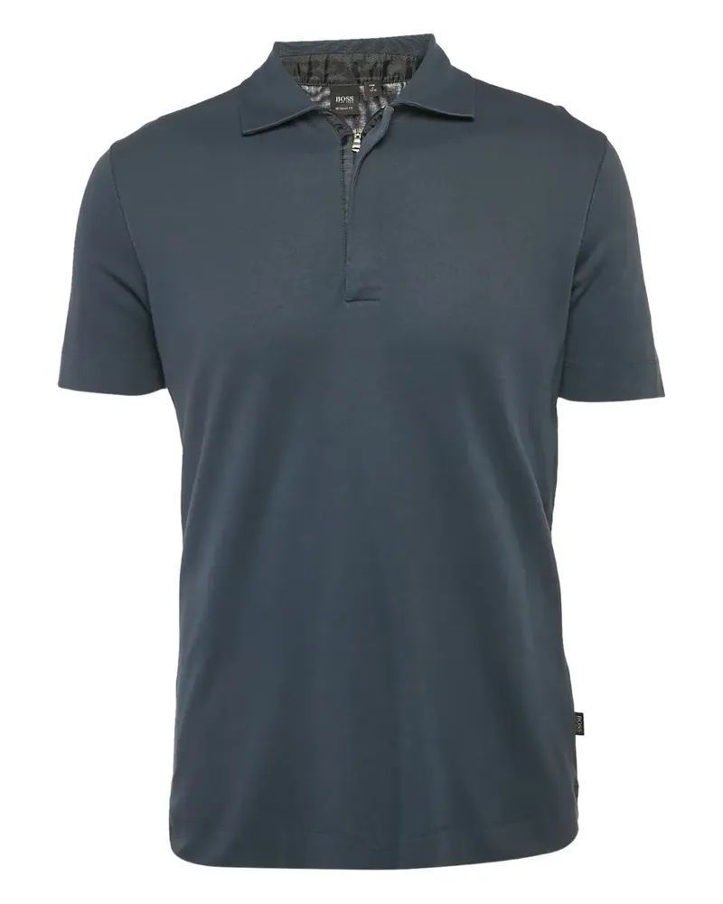 HUGO BOSS 2024 Poloshirt mit Logo-Stickerei - Blau Blau