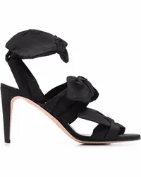 RED Valentino Sandalen mit Schleife Schwarz