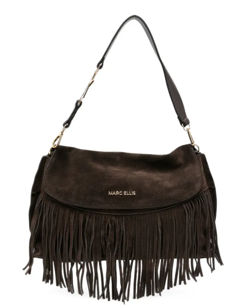 MARC ELLIS Dakota fringe-trim tote bag - Braun Braun