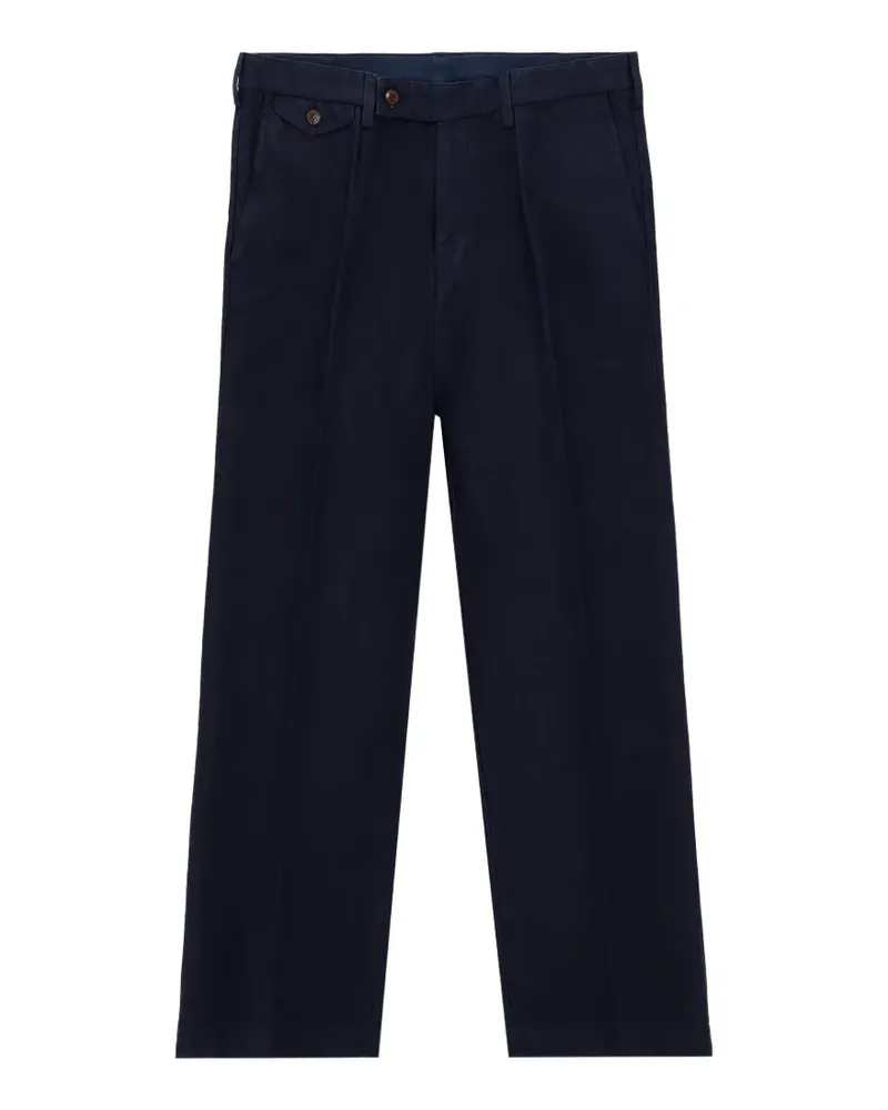 Fortela Riviera Reversed canvas trousers - Blau Blau