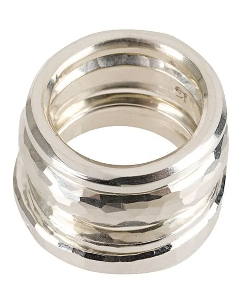 WERKSTATT:MÜNCHEN Set aus vier Ringen - Metallic Metallic