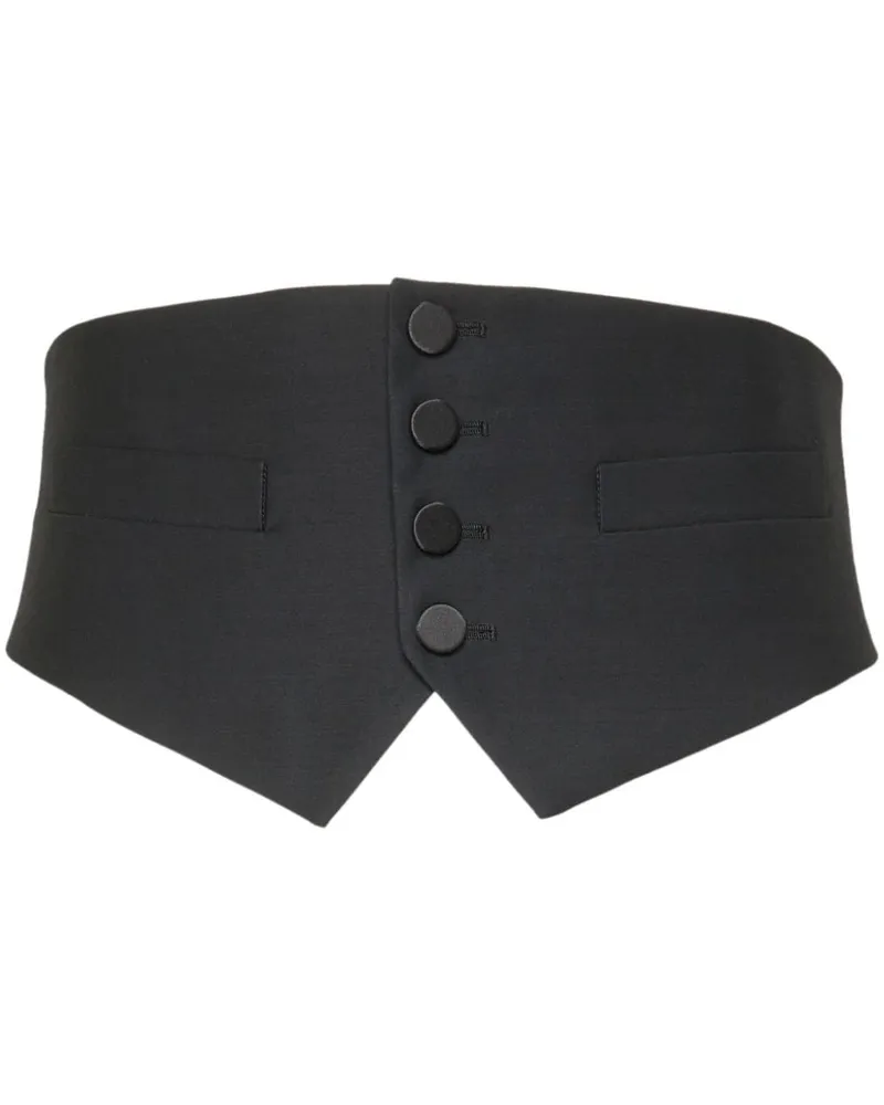 Dsquared2 Geknöpfter Kummerbund - Schwarz Schwarz