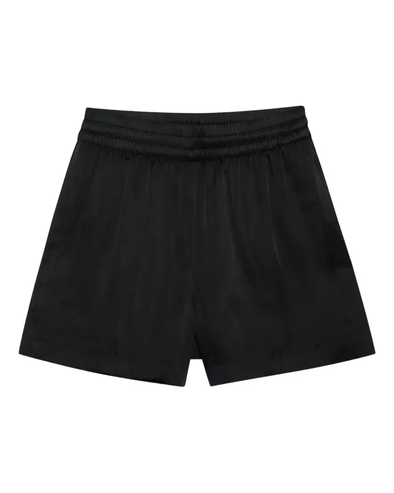 Anine Bing Kam Shorts mit elastischem Bund - Schwarz Schwarz