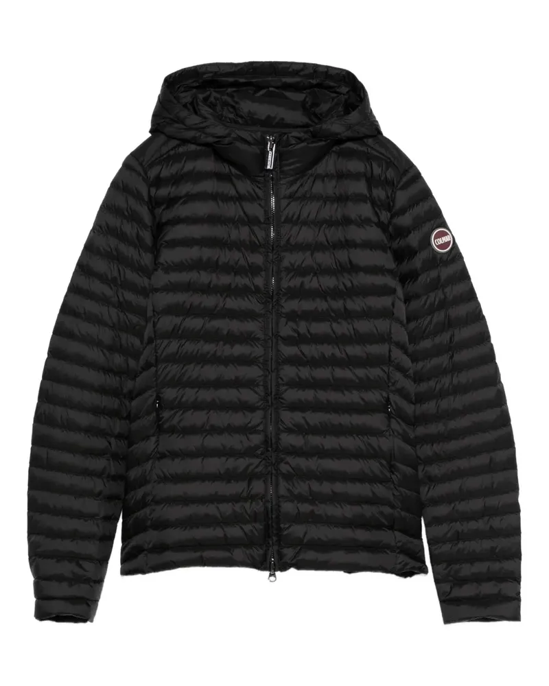Colmar quilted hooded jacket - Schwarz Schwarz