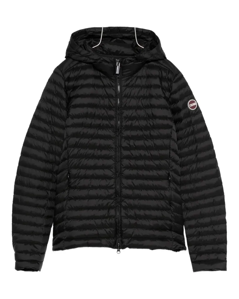 Colmar quilted hooded jacket - Schwarz Schwarz