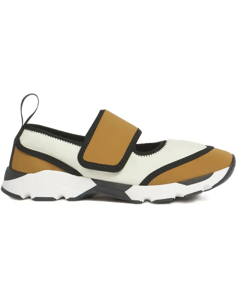Marni touch-strap sneakers - Weiß Weiß