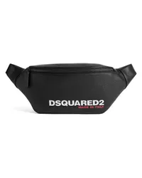 Dsquared2 Gürteltasche mit Logo-Print Schwarz