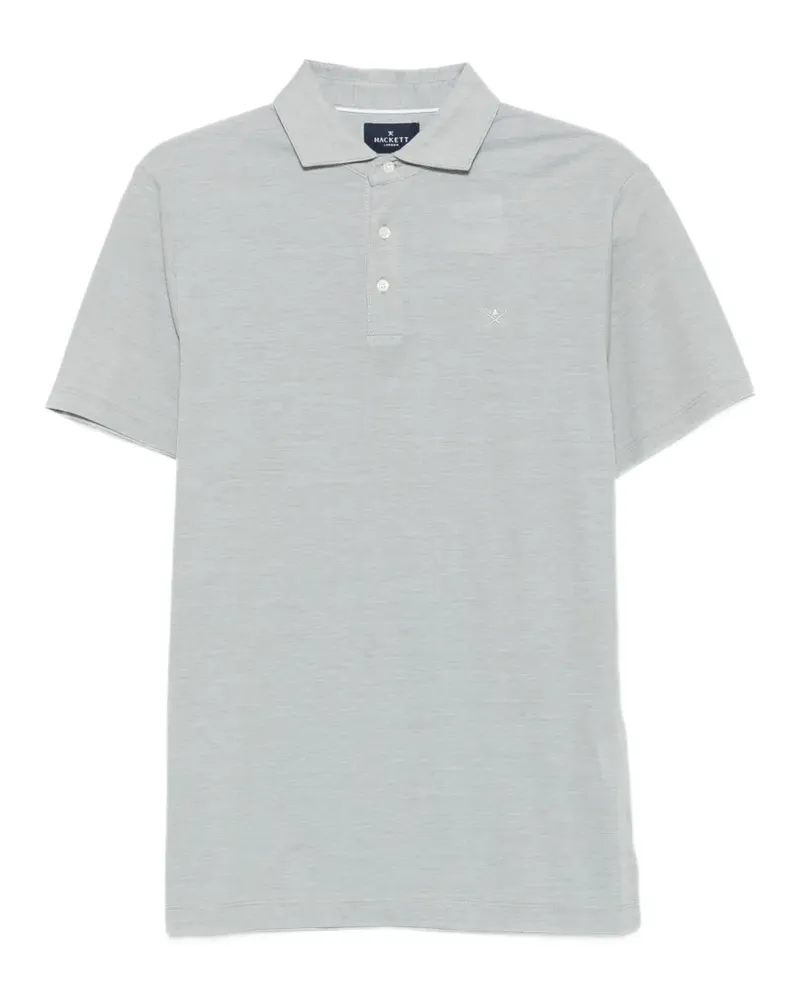 Hackett Poloshirt mit Logo-Stickerei - Grün Grün