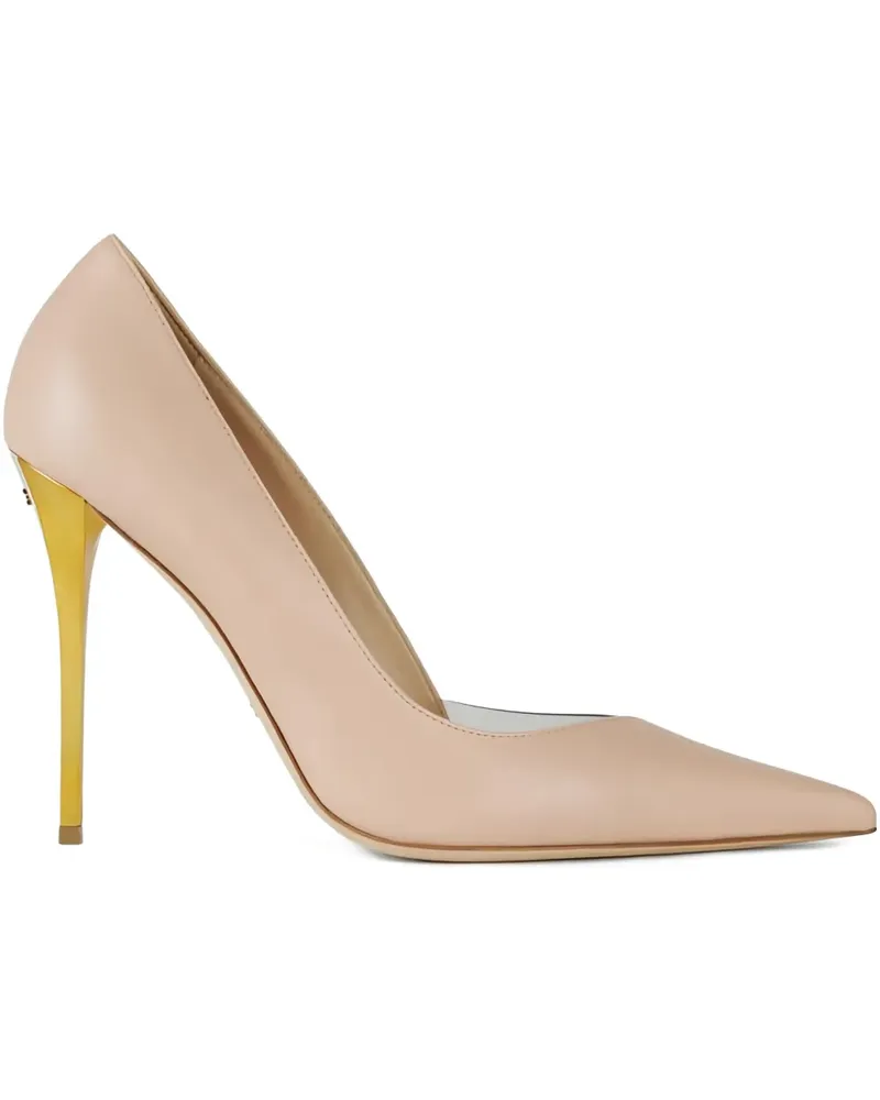 Elisabetta Franchi cut-out stiletto pumps - Nude Nude