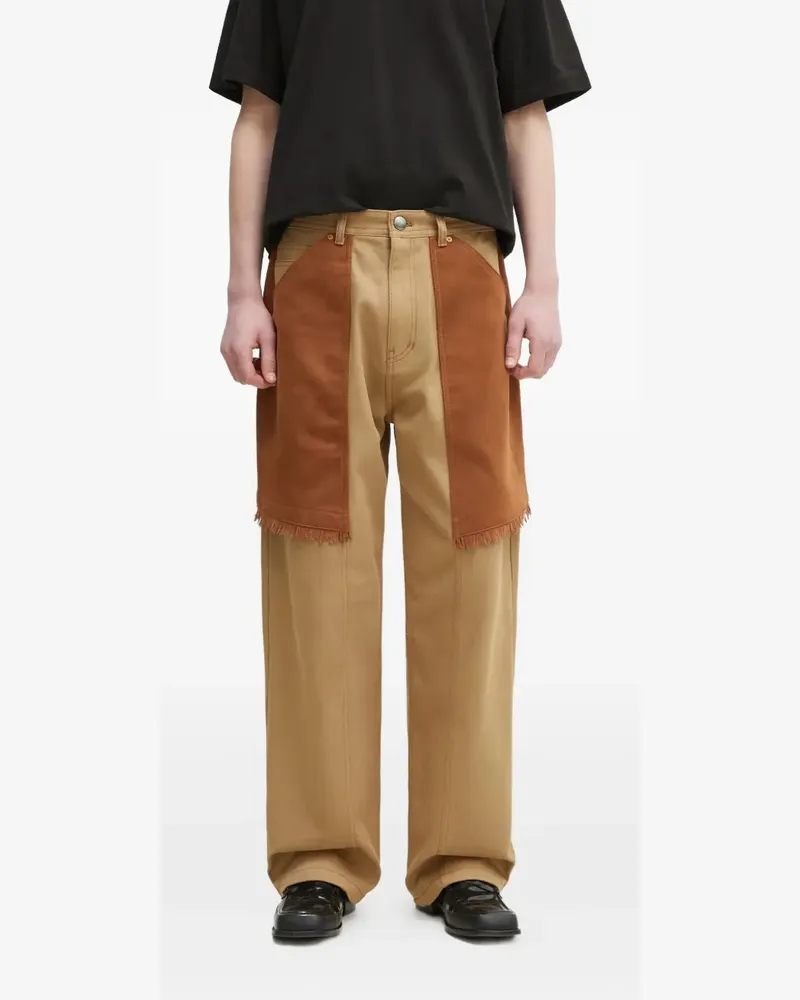 Andersson Bell Jeans mit Fransen - Nude Nude