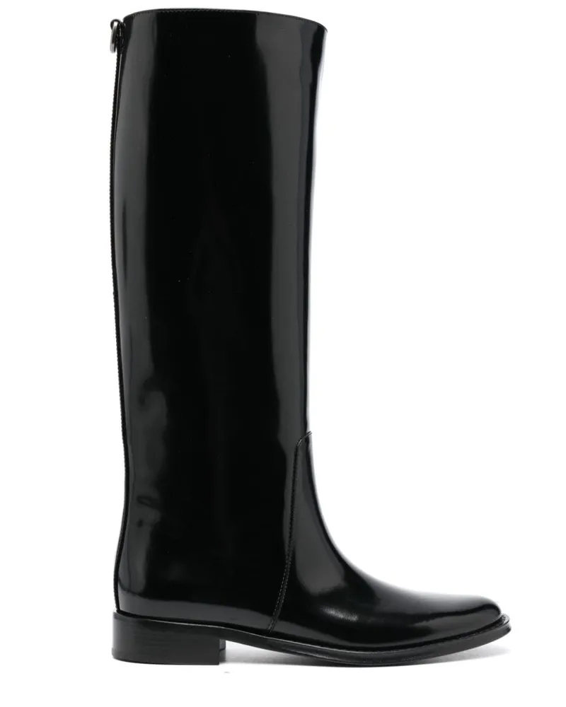 Saint Laurent Gesteppte Stiefel - Schwarz Schwarz