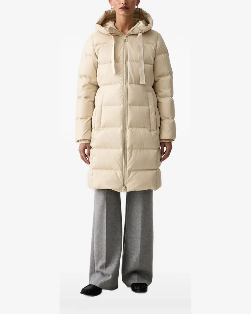 Marc O'Polo quilted hooded jacket - Nude Nude