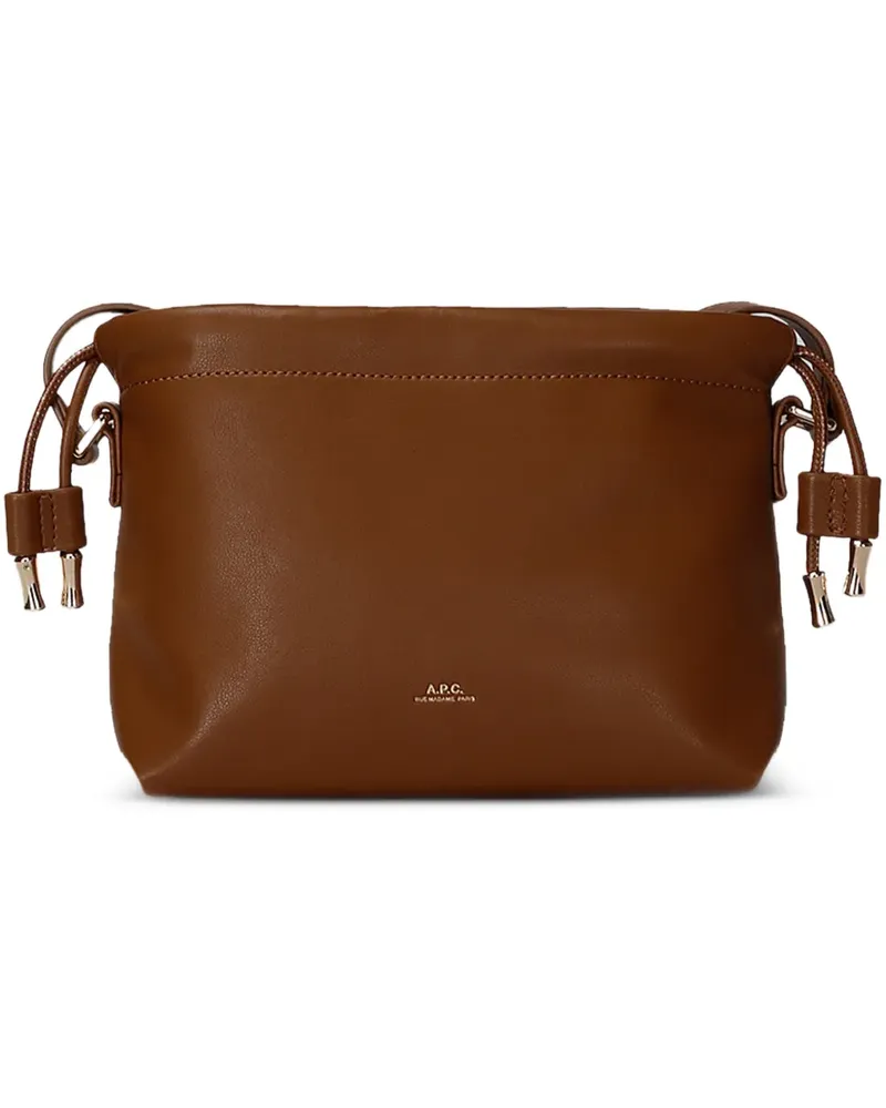 A.P.C. Mini Ninon Umhängetasche - Braun Braun