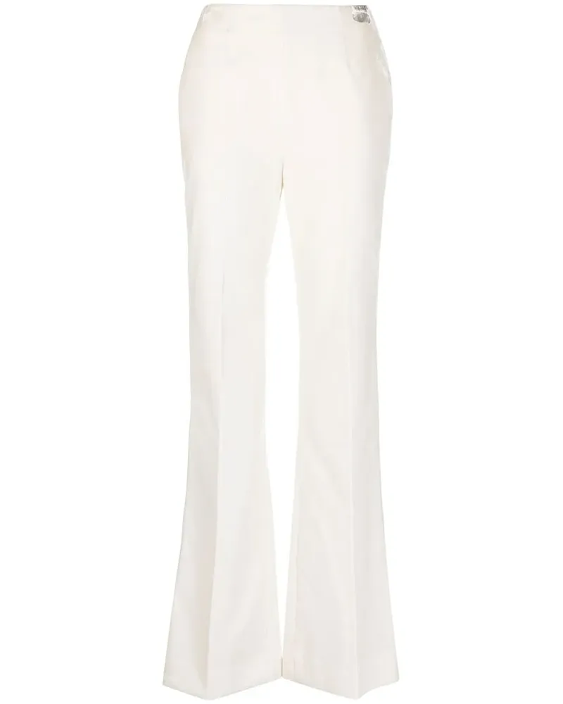 Ermanno Scervino Klassische High-Waist-Hose - Weiß Weiß