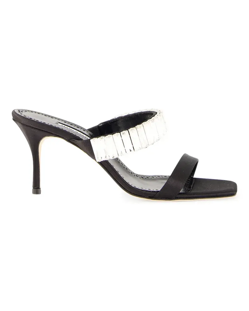 Manolo Blahnik Sakobay Sandalen mit Kristallen - Schwarz Schwarz